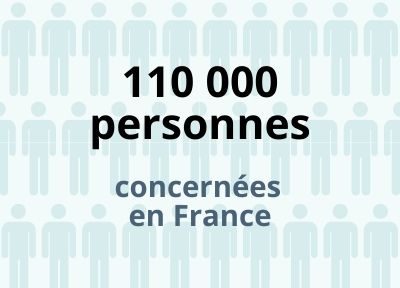 110 000 personnes concernées en France