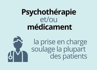 Psychothérapie et/ou médicament : la prise en charge soulage la plupart des patients