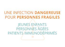 Une infection dangeureuse pour personnes fragiles : jeunes enfants, personnes âgées, patients immunodéprimés